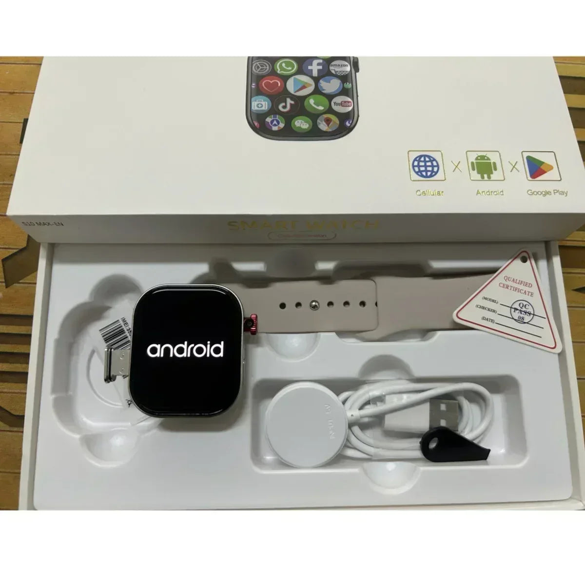 4G/5G180° rotating camera VP99 smartwatch Android smartwatch 2.29-inch wide screen SIM card slot GPS WIFI Play Store - Wear444