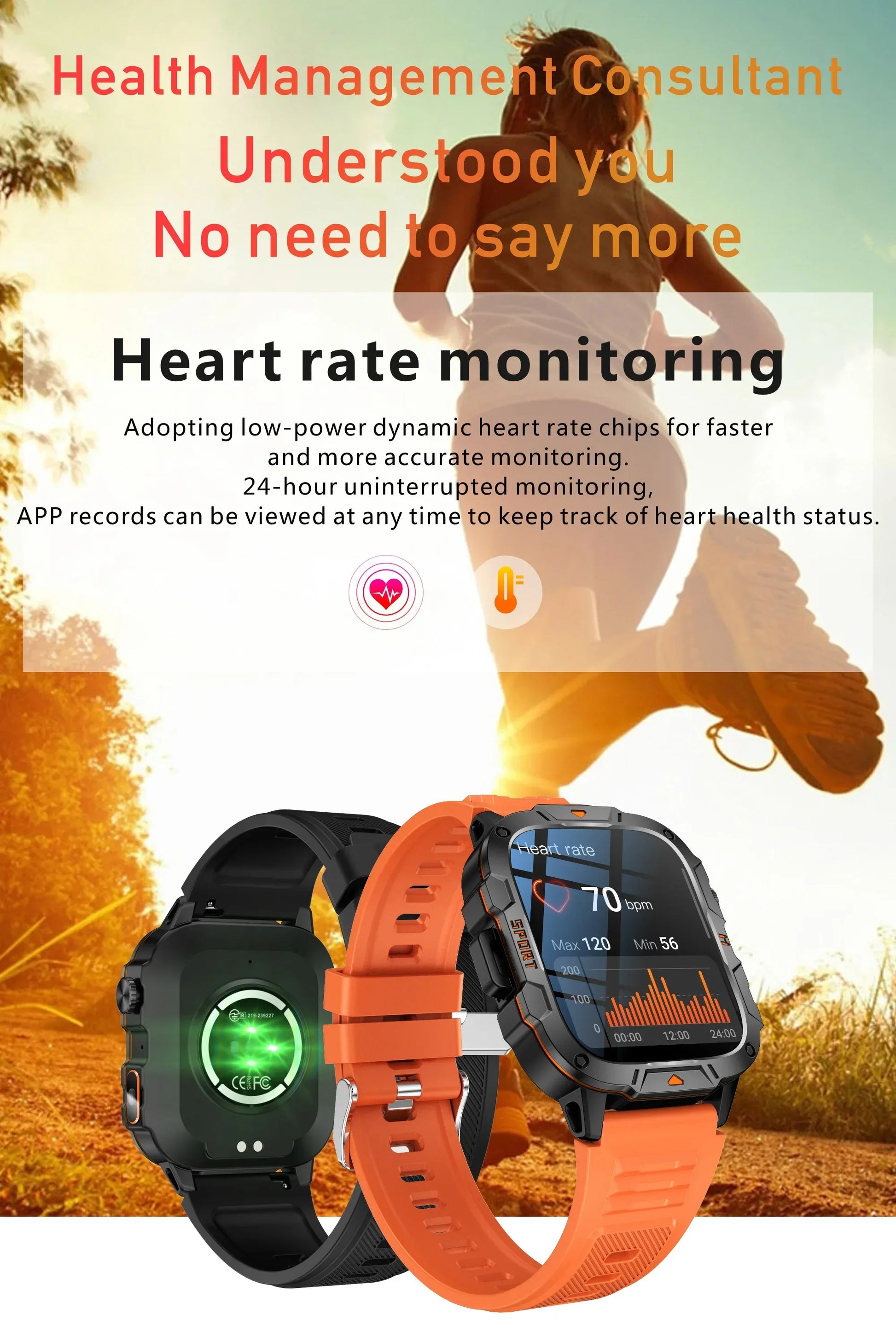 2025 Outdoor Sports Smart Watch GPS Tracker 5ATM Flashlight 1.96" HD Display Screen Bluetooth Call Men Fitness Watches - Wear444