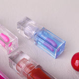 Plumping Clear Lip Oil Tint Glow Lipgloss Custom Logo Cruelty Free Fruit Color Changing Lip Plumper Wholesale Bulk 10pcs/lot