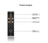 Electric Scalp Applicator Massage Liquid Guide Comb Hair Growth Comb Vibrating Red Light Microcurrent Heating