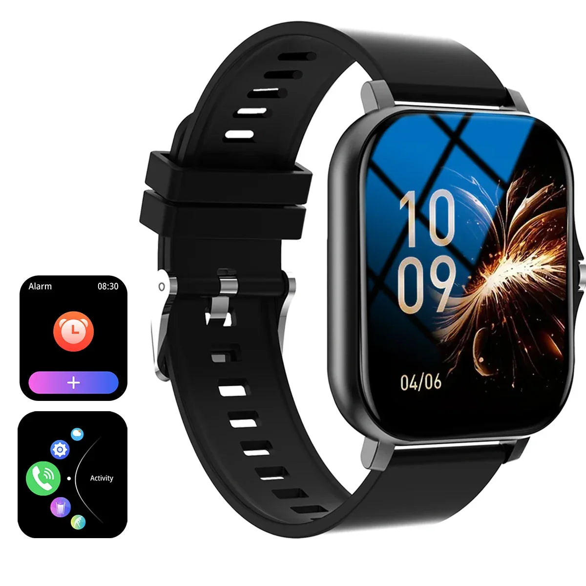 Smart watch, call, message reminder, compatible with iPhone/android mobile phone, smart sports watch suitable for men and women - Wear444