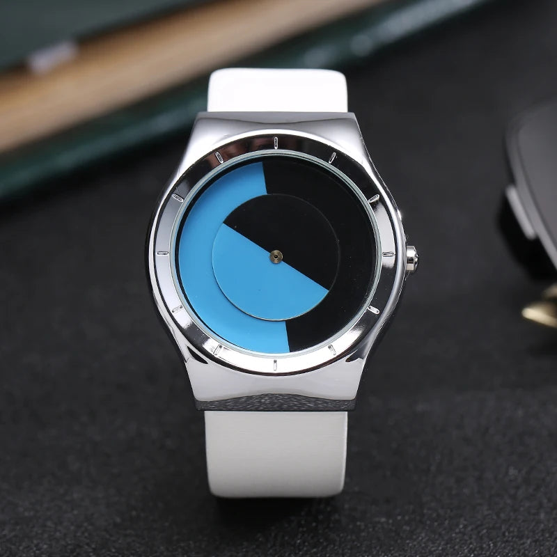 Creative Quartz Watches Men Top FASHION Brand Casual Stainless steel Mesh Band Unisex Watch Clock Male female Gentleman gift