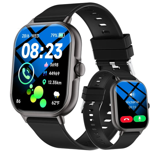 Outdoor sports smartwatch, wireless calling, information reminder, men's and women's multifunctional sports watch - Wear444