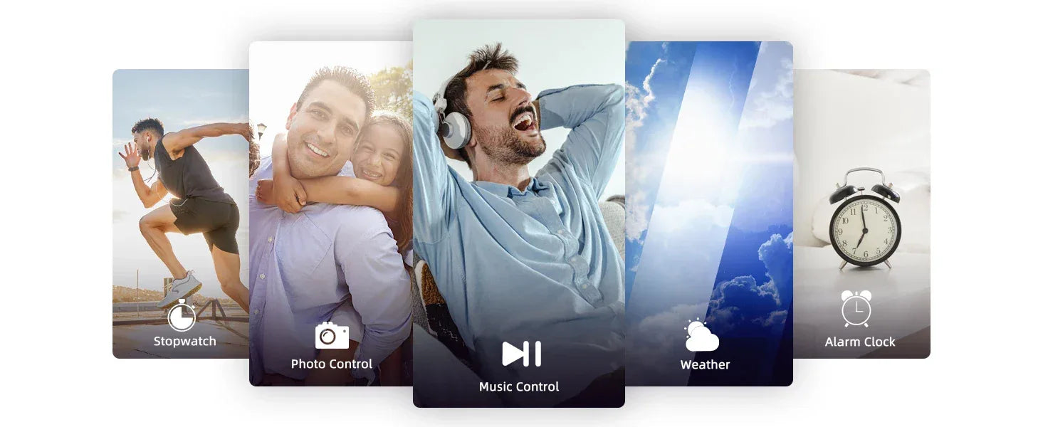 Q23 Smart Watch, Fitness Tracker Watch, 1.69'' Touch Smartwatch Fitness Watch with Pedometer/Sleep Monitor. - Wear444