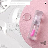 Magic Lip Oil Color Changing Lip Care Plumper Long lasting Moisturizing Cruelty Free Vegan Glitter Lipgloss Custom Logo 5pcs