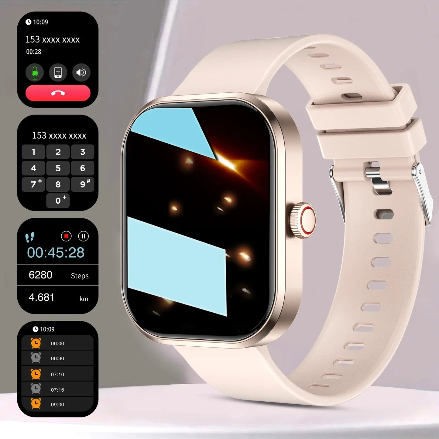 2025 Smart Watch 2.01 Inch HD Display Answer Make Call Message Preview Sport Modes DIY Dial Weather Forecast Men Women - Wear444