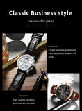 LIGE Men Watches Fashion Quartz Watch Tourbillon Clock Genuine Leather Waterproof Watch Men Military Wristwatch Man Reloj Hombre