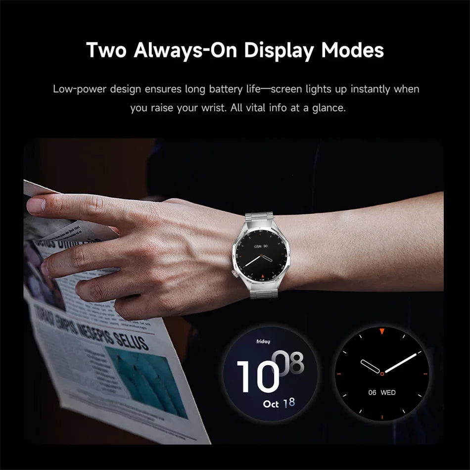 2026 New Upgrade Watch 6 Max GPS Workout Tracking Heart Rate Blood oxygen AMOLED Bluetooth Call Sport Waterproof Smart Watch - Wear444