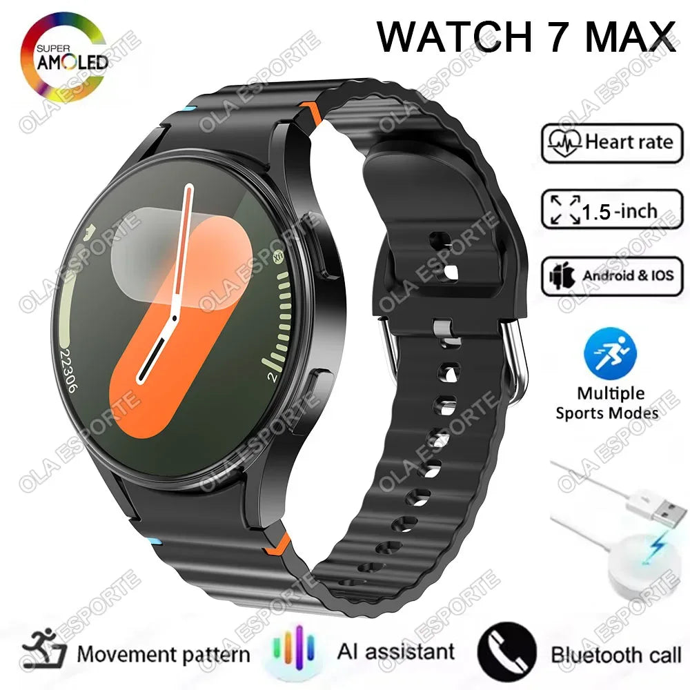 Smart Watch 6 Pro Original Premium GPS Smartwatches For Women Men Amoled Display Bluetooth Call 5ATM Waterproof Sport Wristwatch - Wear444