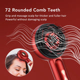 Electric Hair Regrowth Brush with Infrared Light Machine Acupoint Scalp Massage Anti-Hair Loss Exercise Hair Scrubber Combs