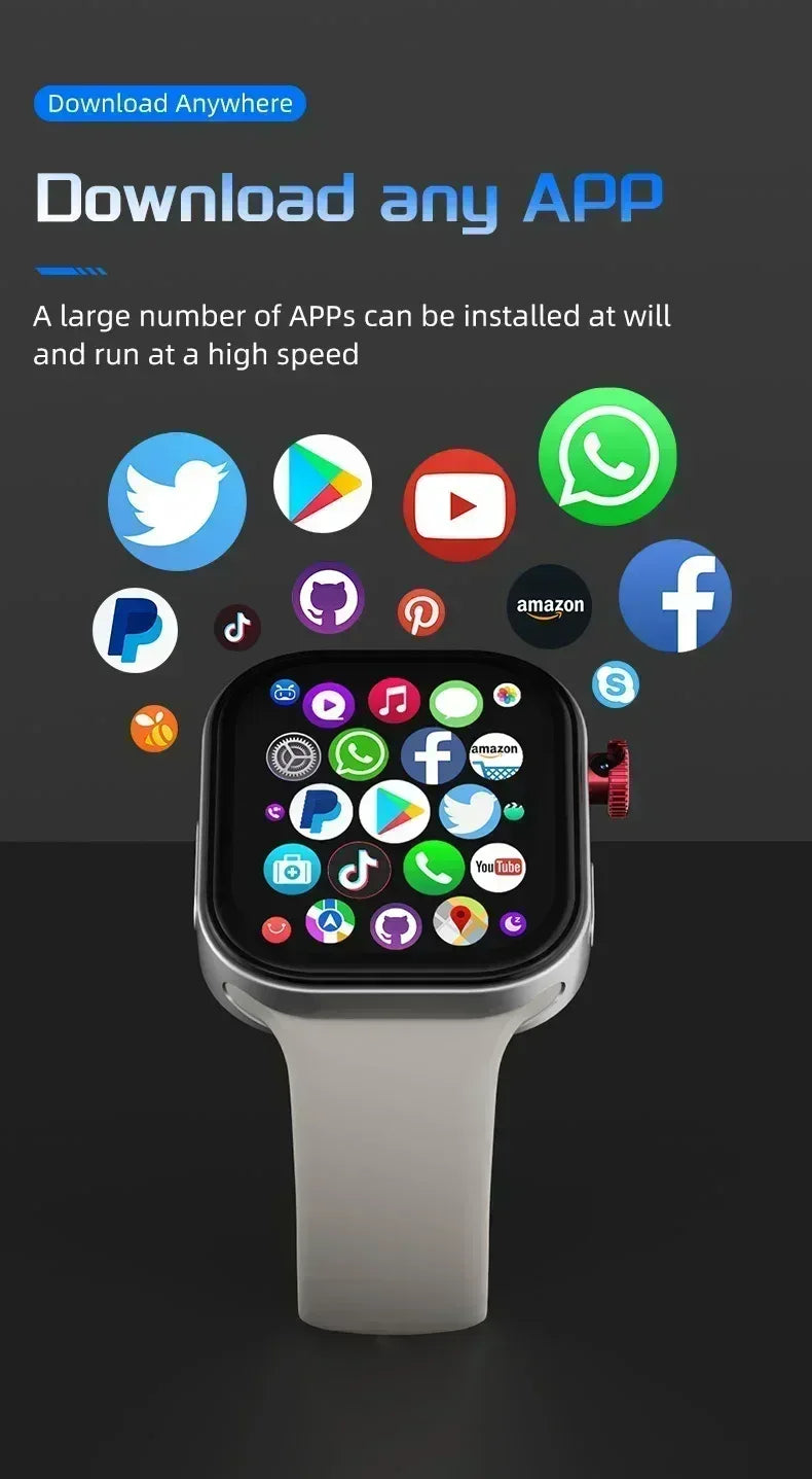 4G/5G180° rotating camera VP99 smartwatch Android smartwatch 2.29-inch wide screen SIM card slot GPS WIFI Play Store - Wear444