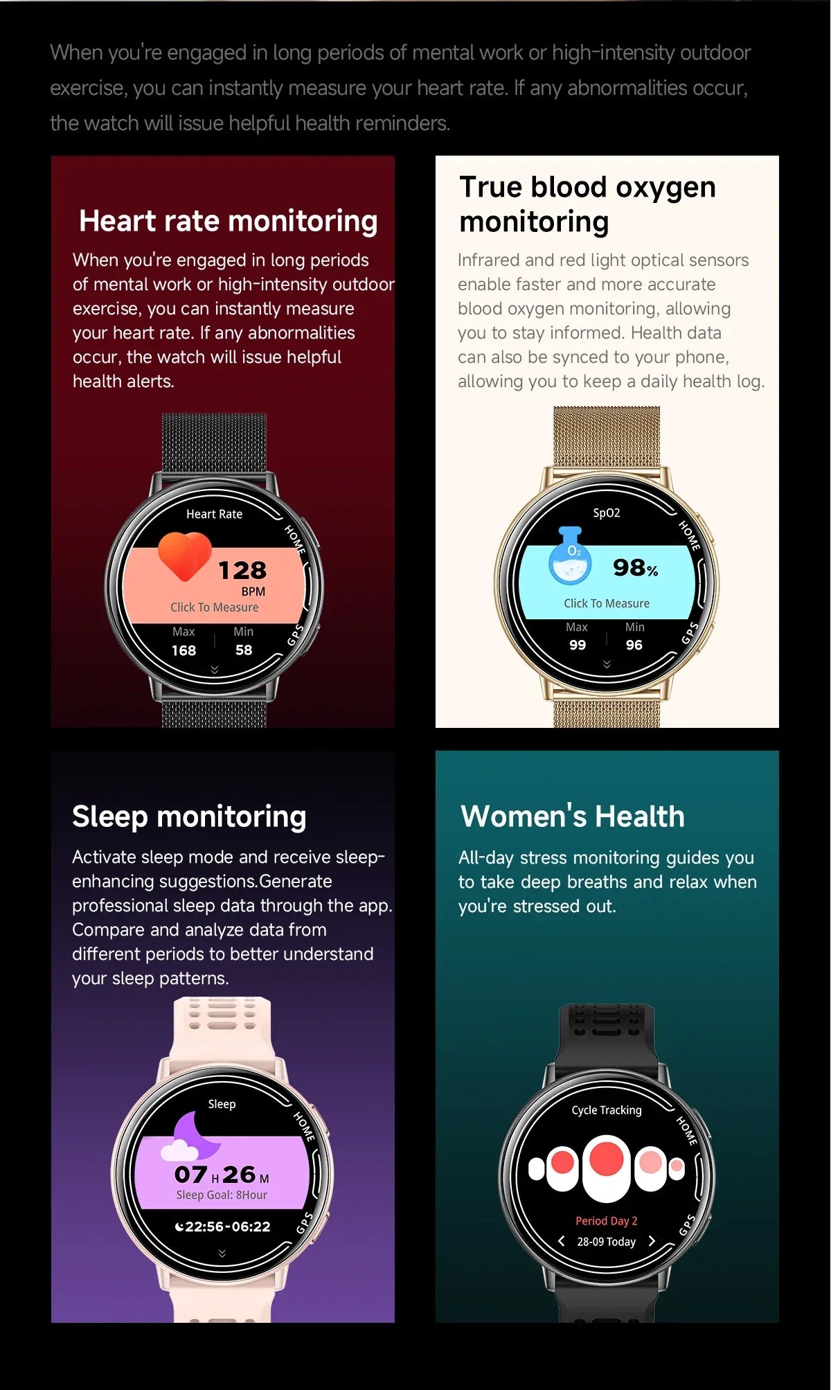 For Amazfit Active 2 GPS smartwatch for Men and Women, Ai GPT Amoled waterproof sports smartwatch Compass NFC BT call watch New - Wear444