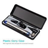 2 in 1 Otoscope and Eyes Diagnostic Tool Kit Portable Stainless Steel Handheld Optical Otoscope Ears Diagnostic Supplies