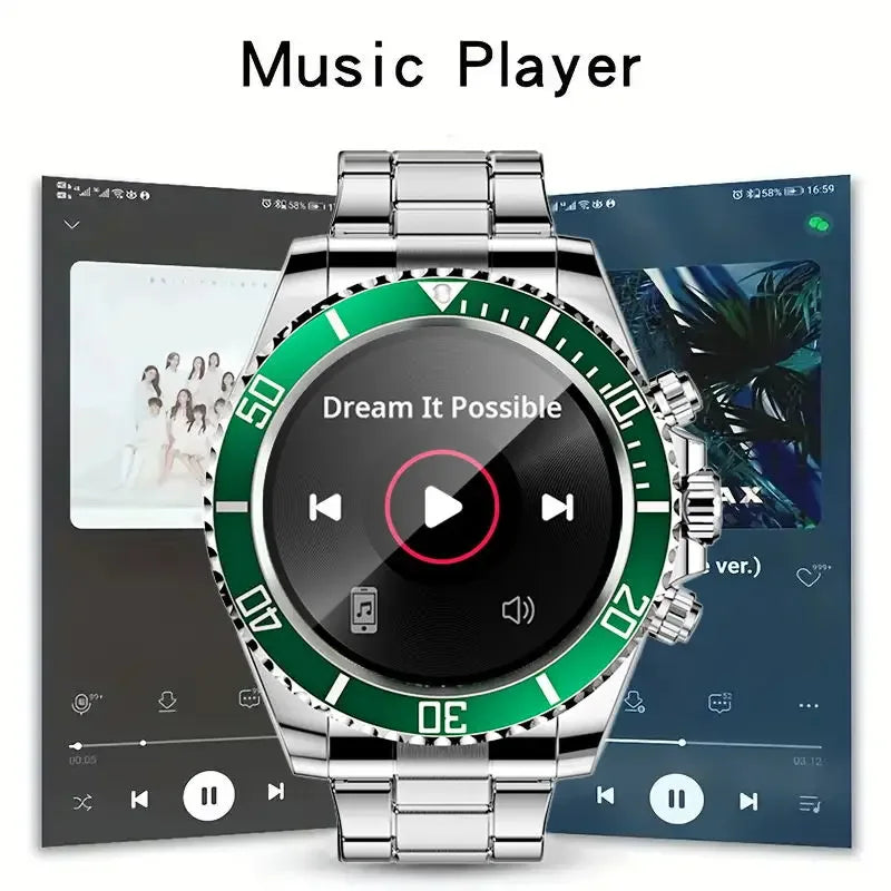 Aiweile AW12 New Style Luxury Smart Watch Dials Answer Call For Men Waterproof Sport Digital Business Watch For Gift - Wear444