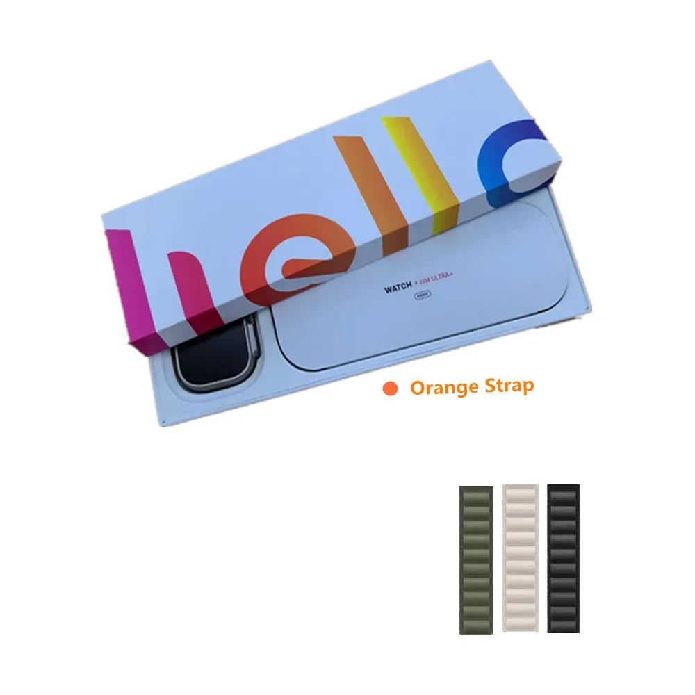 2025 Newest Smart Watch H14 Ultra Plus Hello Watch 3 Series Amoled Screen 49mm Heart Rate Music Sport Mode Smartwatch Men Women - Wear444