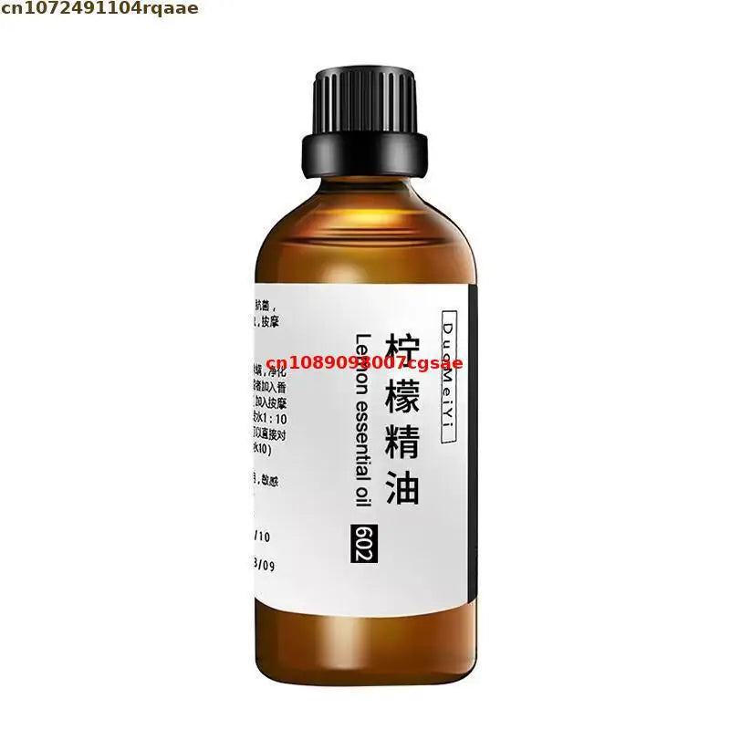 100ml/bottle High Quality Natural Lemon Essential Oil Incense For Beauty Skin Care Material Homemade Perfume Candle Soap Making