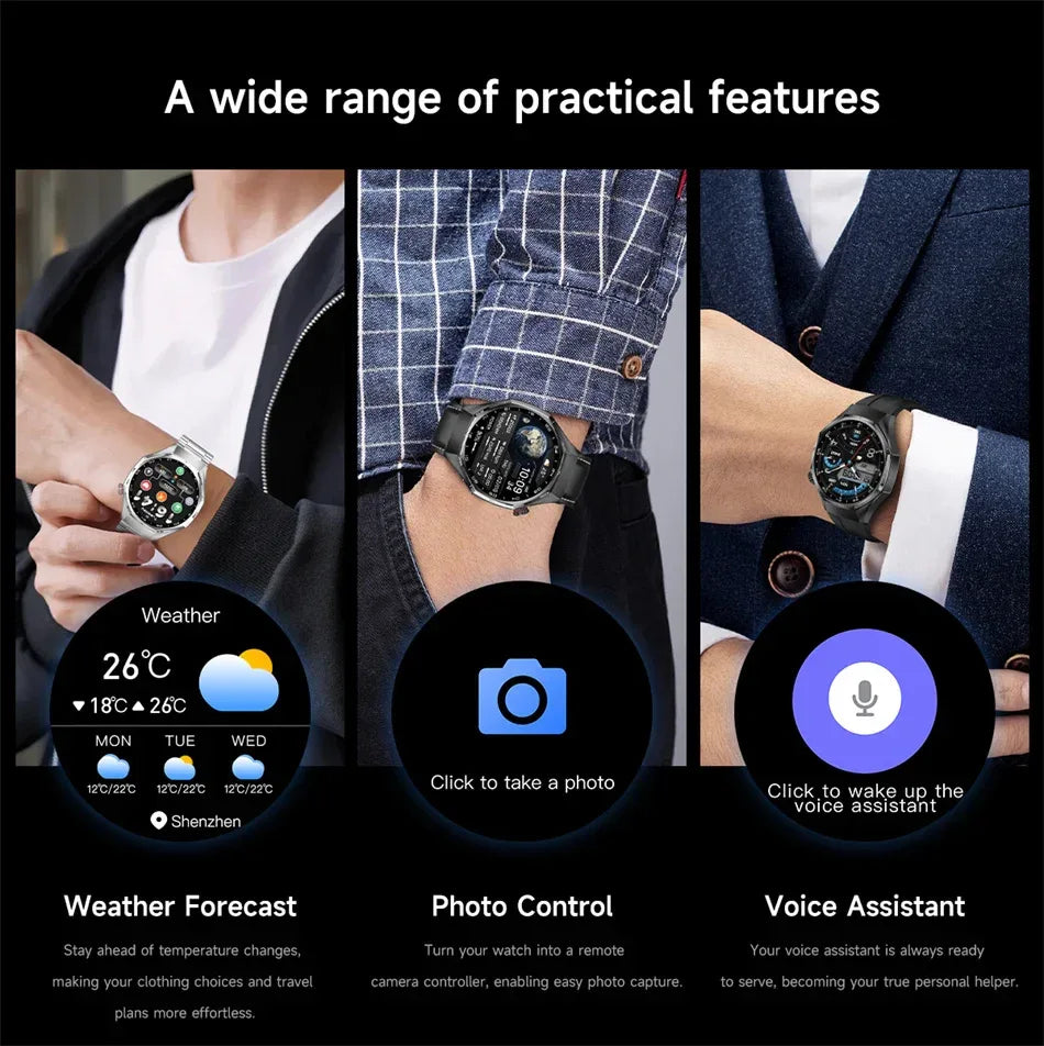 2026 New Upgrade Watch 6 Max GPS Workout Tracking Heart Rate Blood oxygen AMOLED Bluetooth Call Sport Waterproof Smart Watch - Wear444