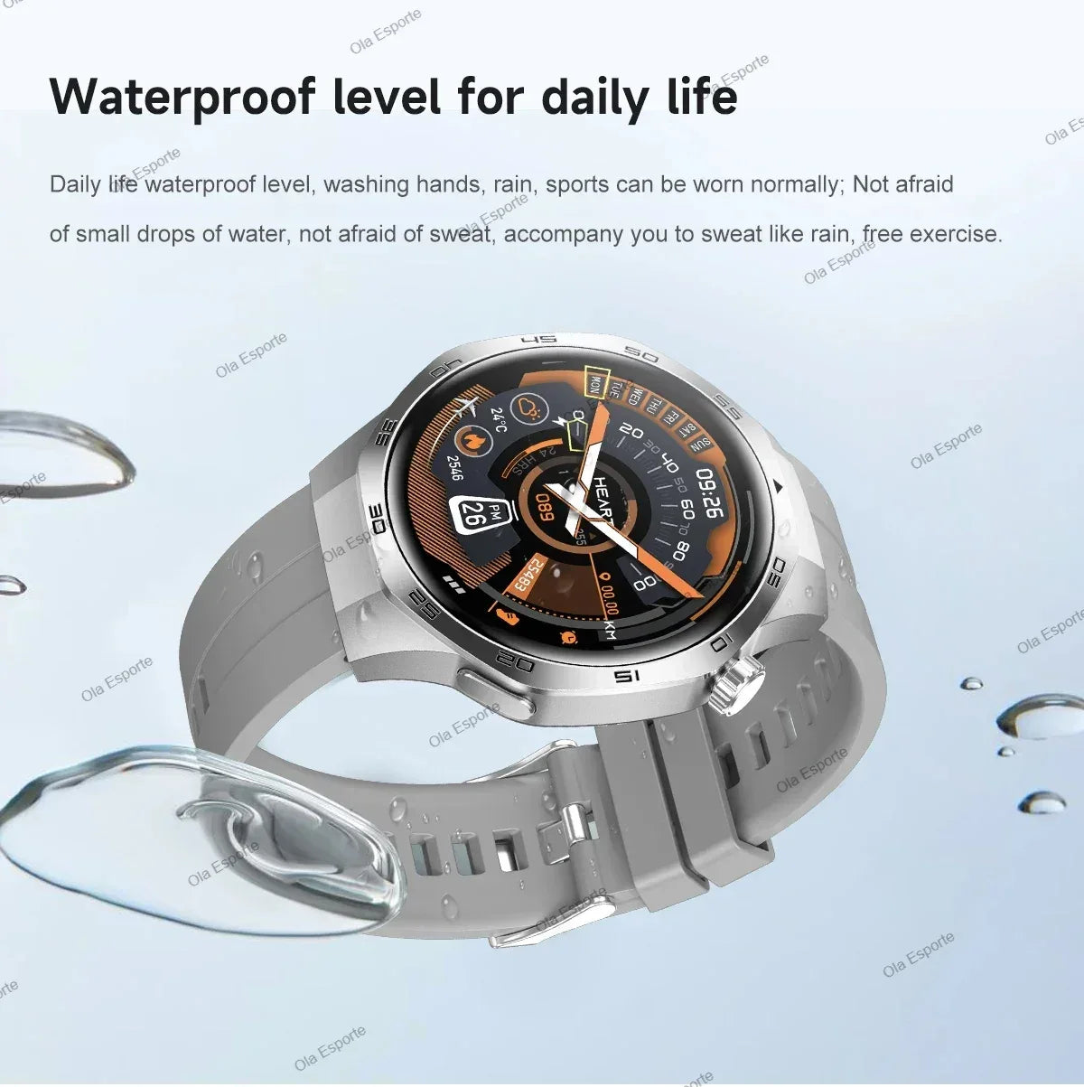 2026 Watch 5 Pro GPS Track Smart Watch Men 360*360 AMOLED Screen BT Call Fitness IP68 Waterproof Health Monitor Man Smartwatches - Wear444
