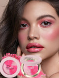 Pudaier Multi-purpose Brightening Glossy Blush Cream, suitable for daily makeup-holiday gift, easy to carry