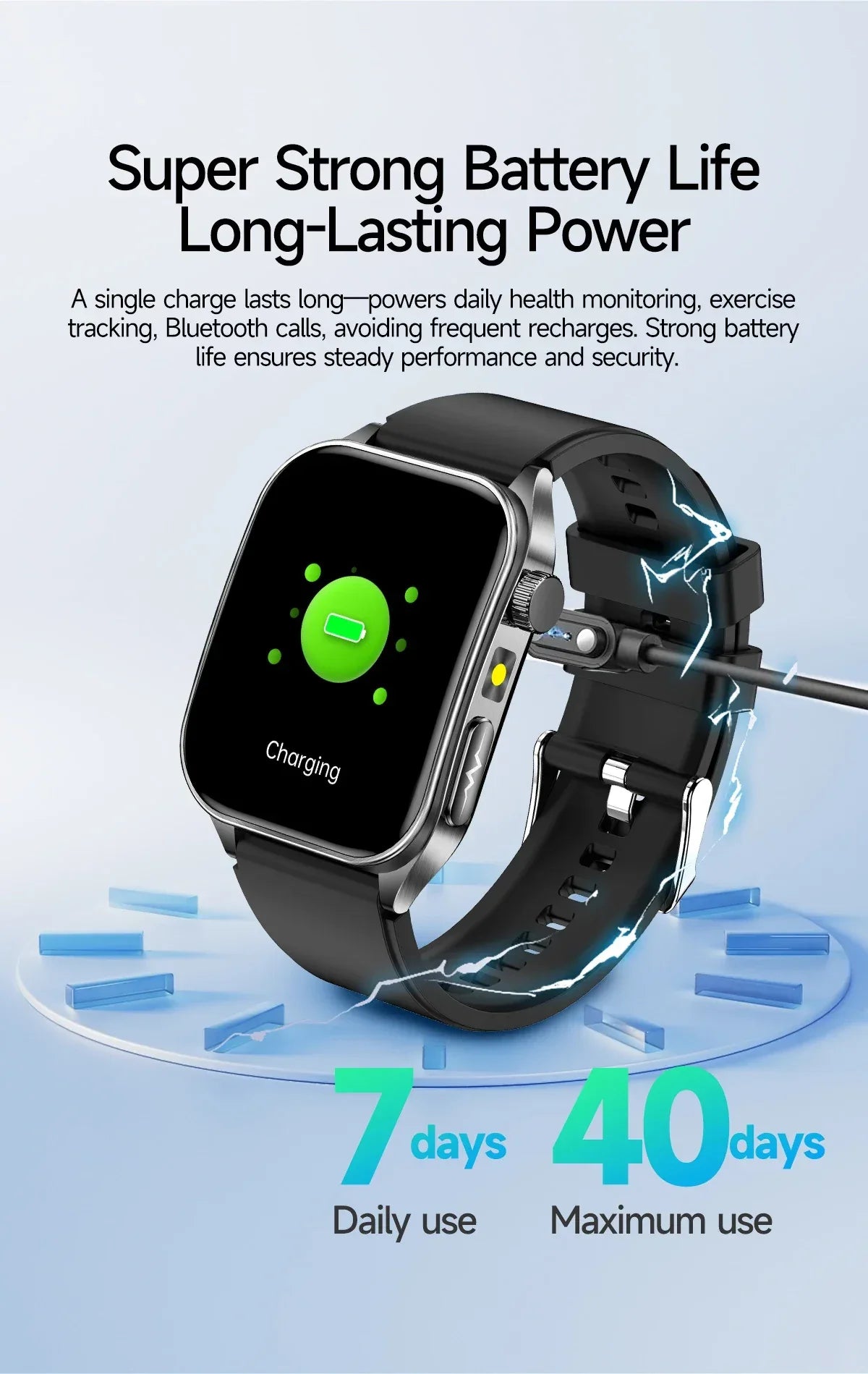 2025Hot AI-GPT Diagosis ECG Health SmartWatch Blood Pressure Lipid Uric Acid 650nm Dual-Probelaser Heart Analysis Smart bracelet - Wear444