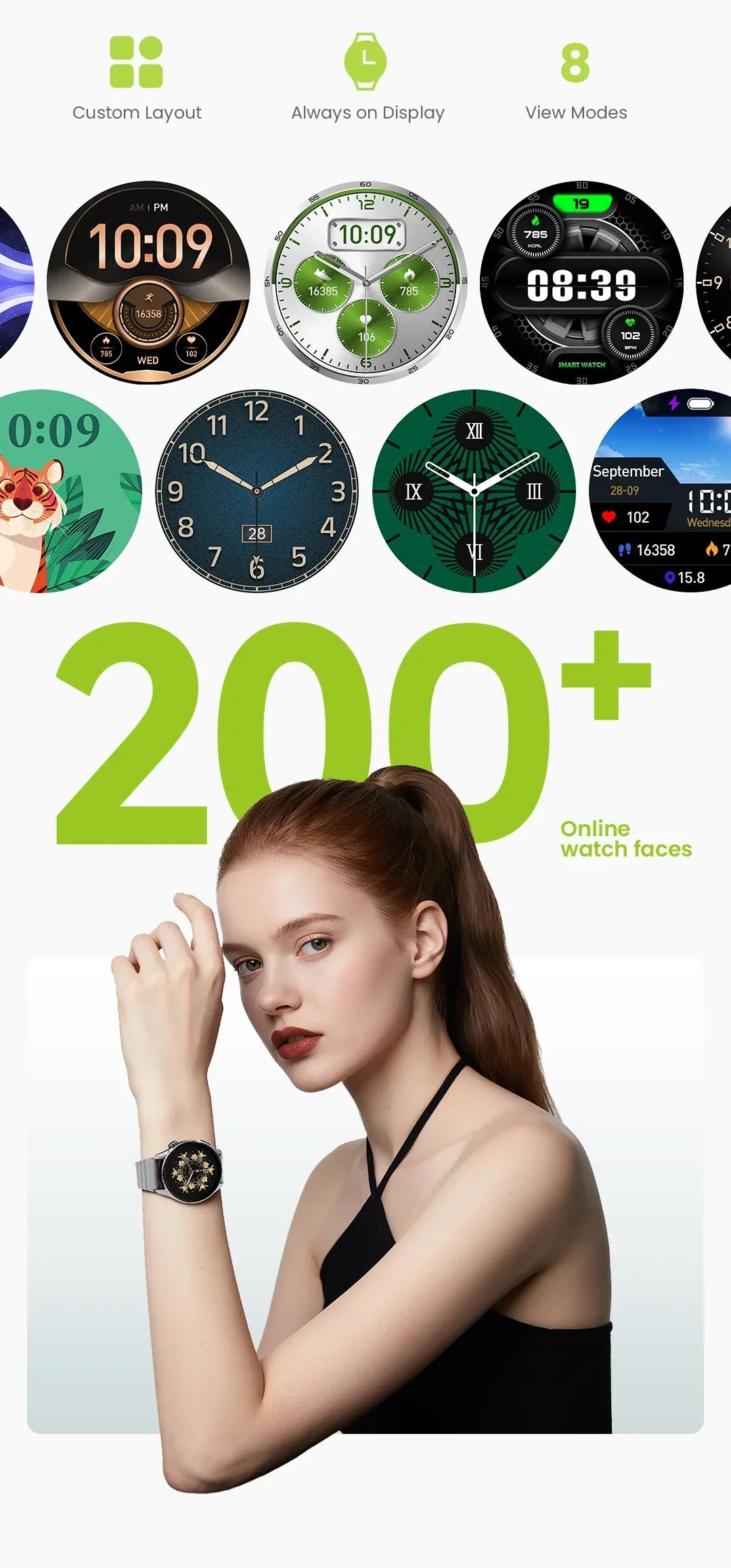 HAYLOU Watch 4S GPS Smartwatch 1.43” HD AMOLED Display 5 Satellite GPS Positioning 120+ Workout Modes Sport Fitness Smart Watch - Wear444