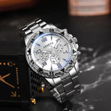 Men Watches Luxury Brand Watches for Men Fashion High Quality Quartz Wristwatches Business Steel Strap Sports Male Clock