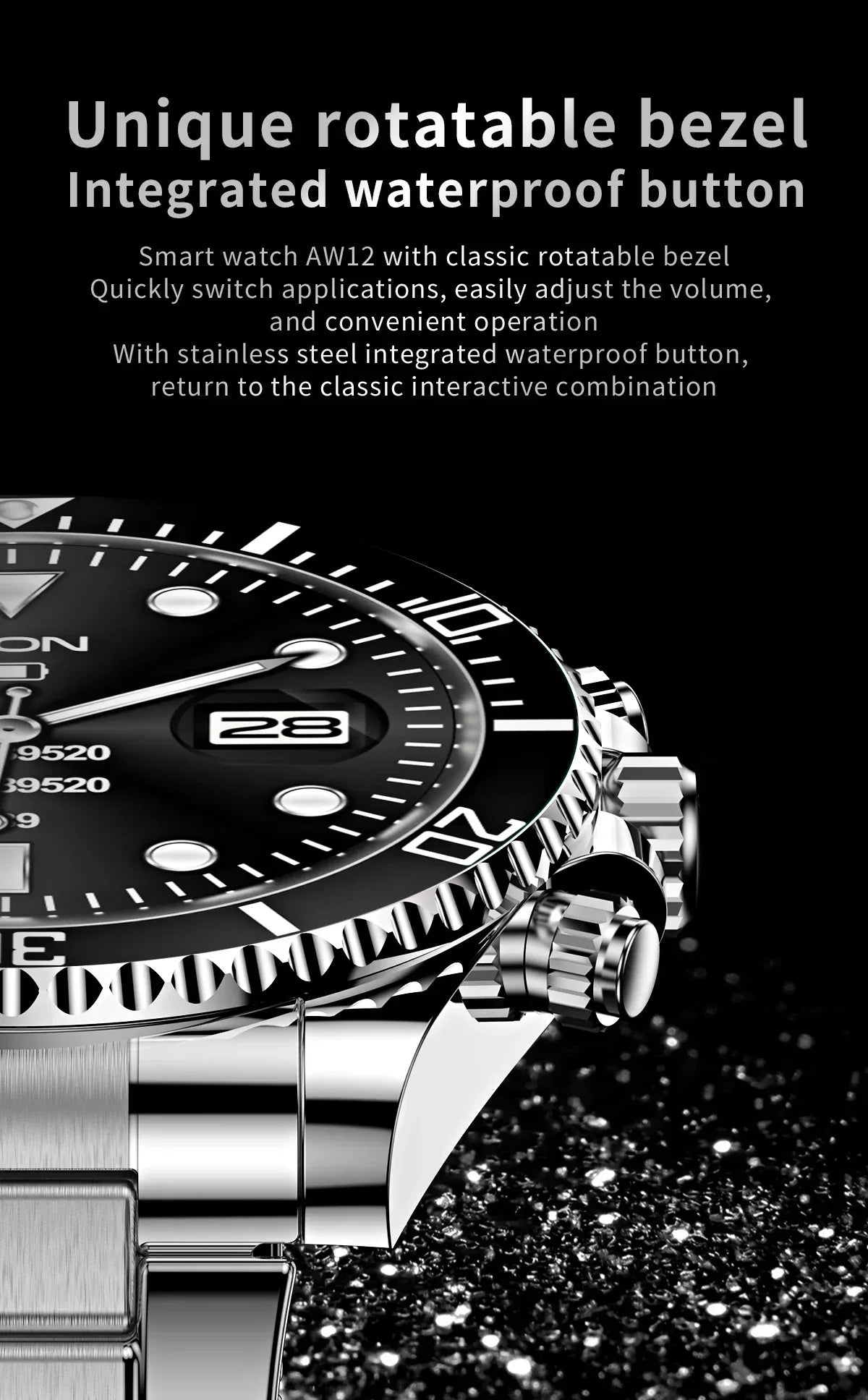 2025 New Men's Smart Watch 1.3" AMOLED HD Screen GPS Exercise Tracking Heart Rate Bluetooth Call Fashion Women's Smart Watch - Wear444