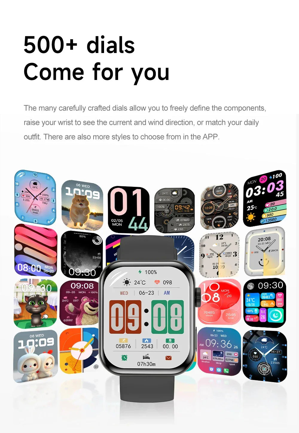 2026 Fit 3 Series 11 Smart Watch 1.83" AMOLED Screen Health Monitoring GPS Track HD Talk Sports Women Waterproof Watches For IOS - Wear444