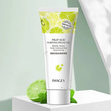 Natural Fruit Acid Peeling Gel Facial Cleansing Scrub Cream Deep Clean Moisturizing Nourishing Gentle Face Cleanser Skin Care