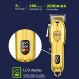 Hair Clipper Professional Electric Hair Clipper Rechargeable Hair Trimmer Machine Men's Electric Shaver Barber Cutting Machine