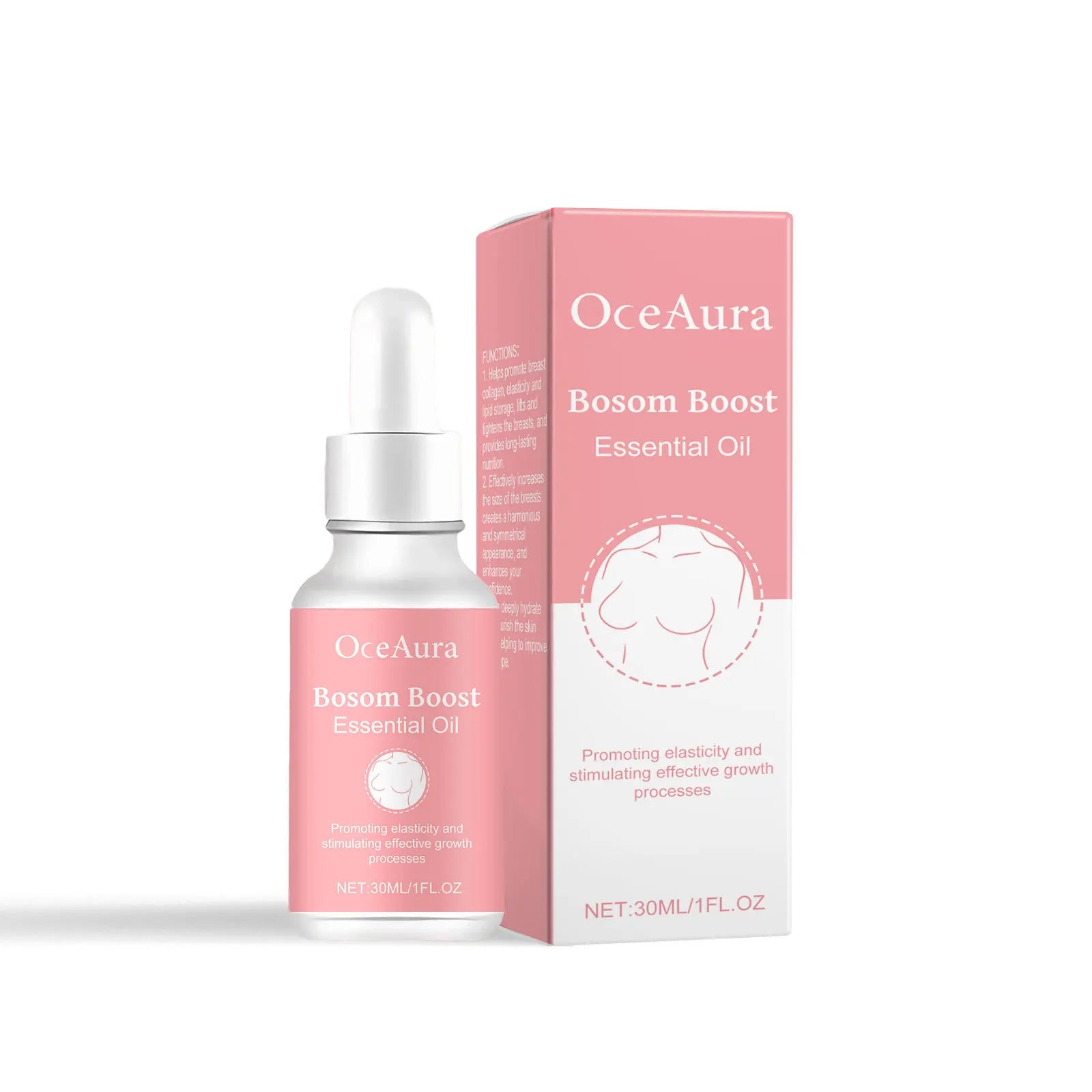 3pcs Breast Care Chest Care Kit Chest Care Essential Oils Gently Care for Chest SkinDaily Application Maintenance Essential Oils