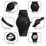 SKMEI Fashion Quartz Watches For Men Women Casual Simple Luxury Male Wristwatches 3Bar Waterproof Date Female Watch Reloj Hombre