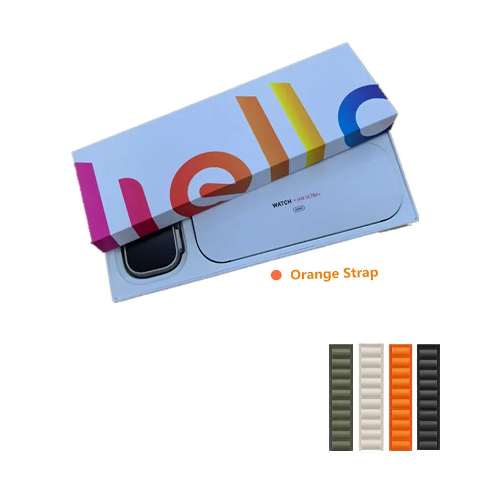 2025 Newest Smart Watch H14 Ultra Plus Hello Watch 3 Series Amoled Screen 49mm Heart Rate Music Sport Mode Smartwatch Men Women - Wear444