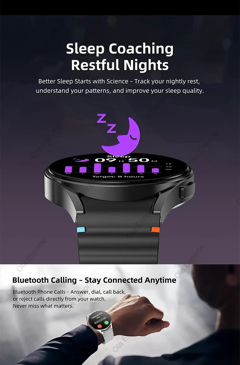 Smart Watch 6 Pro Original Premium GPS Smartwatches For Women Men Amoled Display Bluetooth Call 5ATM Waterproof Sport Wristwatch - Wear444