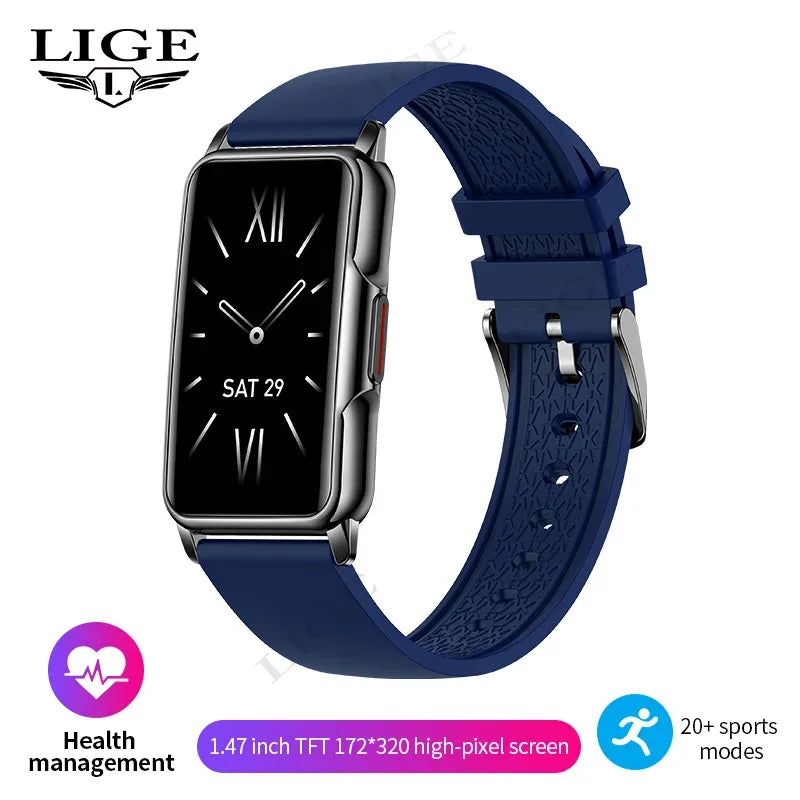 For Android IOS Smart Bracelet Women Smartwatch Men Heart Rate Blood Oxygen Waterproof Sport Smart Band Watch For Ladies +Gift - Wear444