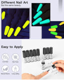 7ml Glow in the Dark Top Coat, Luminous Effect Functional Soak Off Gel Nail Polish Easy to Apply for Starter Salon Nail Manicure