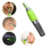 Male Nose Hair Trimmer 2in1 Facial Epilator - Rechargeable, Waterproof, Portable - Nose Hair, Ear Hair, Eyebrow Hair Chin Hair
