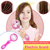 DIY Braiding Hairstyle Tool Electric Automatic Hair Braider Twist Braider Machine Weave Roller Hairstyle Machine Set Child Gift