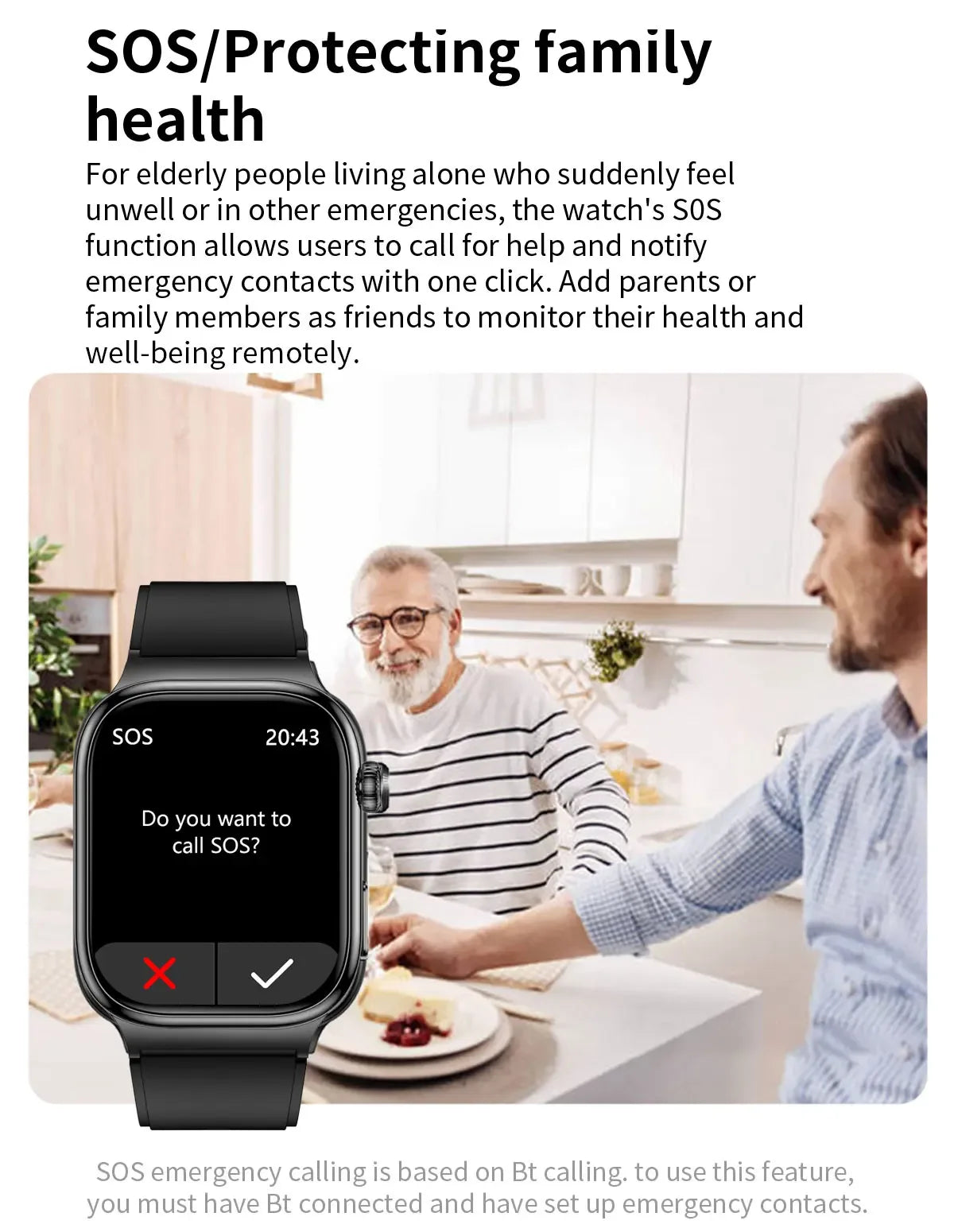 Accurate Measurement Health Smart Watch ECG+PPG Uric Acid Blood Pressure Blood Lipids BT Call Bluetooth Sport tracker Smartwatch - Wear444