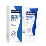 Lakerain Clarifying Foaming Wash 10% Benzoyl Peroxide Foaming Cleanser Acne Foaming Cleanser Target Breakouts Deep Clean Cream