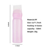 3pcs 180ml hair oil bottle refillable bottle hair oil bottle professional hairdressing tool，Special for real hair wigs