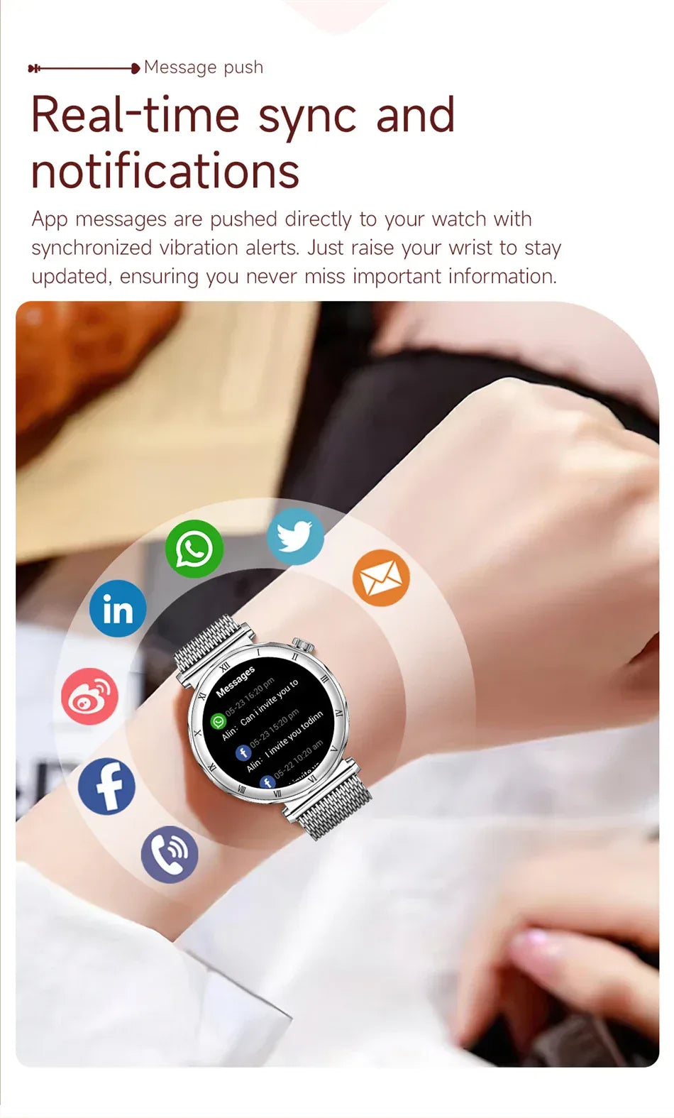 2025 New Fashion Smart Watch Women AMOLED Screen Bluetooth Call Watches Custom Dials Female Health Music Sport Ladies Smartwatch - Wear444