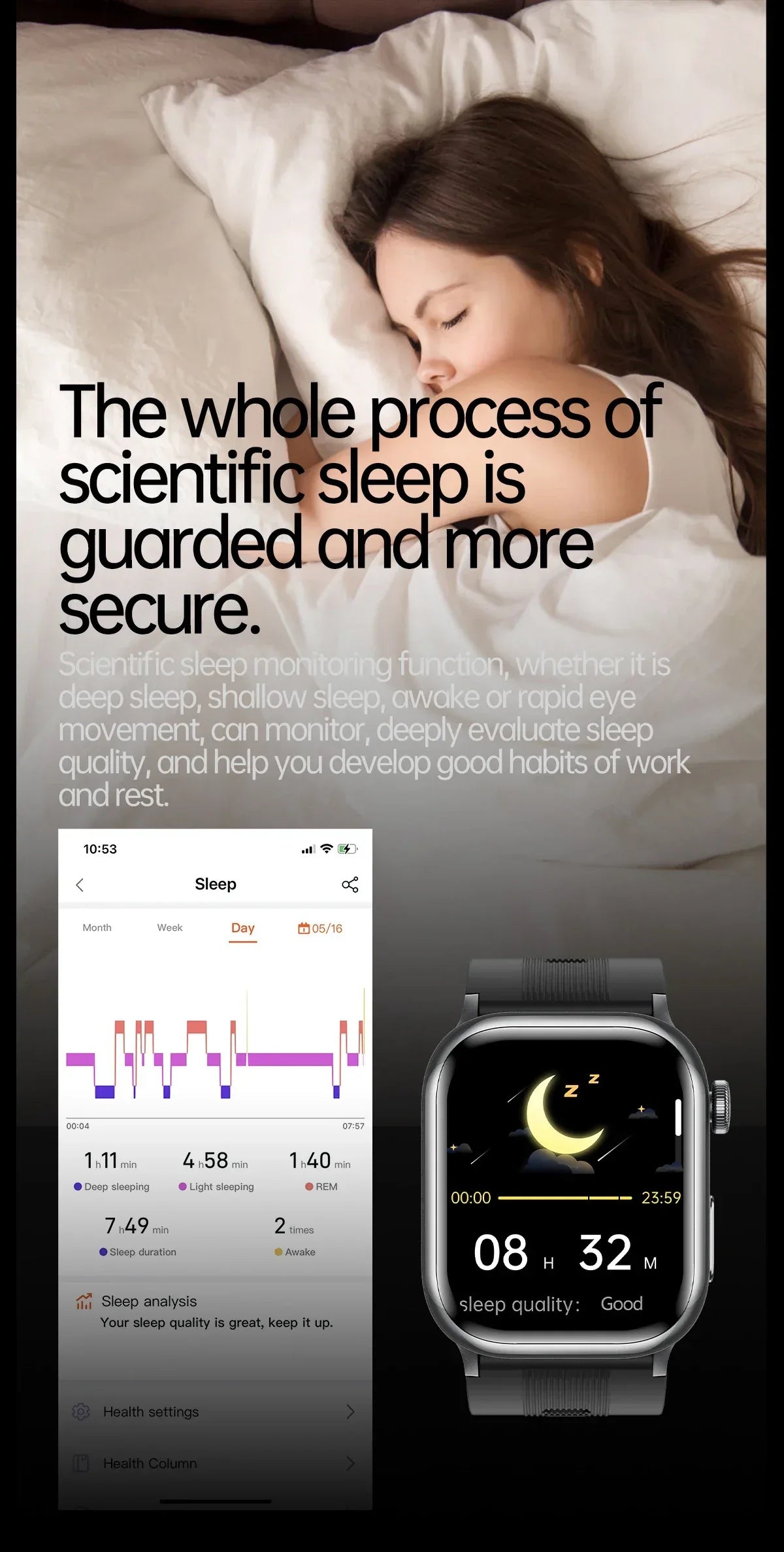 2025 New Ultra Air Bag SmartWatch Men Blood Fat ECG+PPG Blood Pressure Broadcast NFC HD BT Call Health Bracelet Woman - Wear444