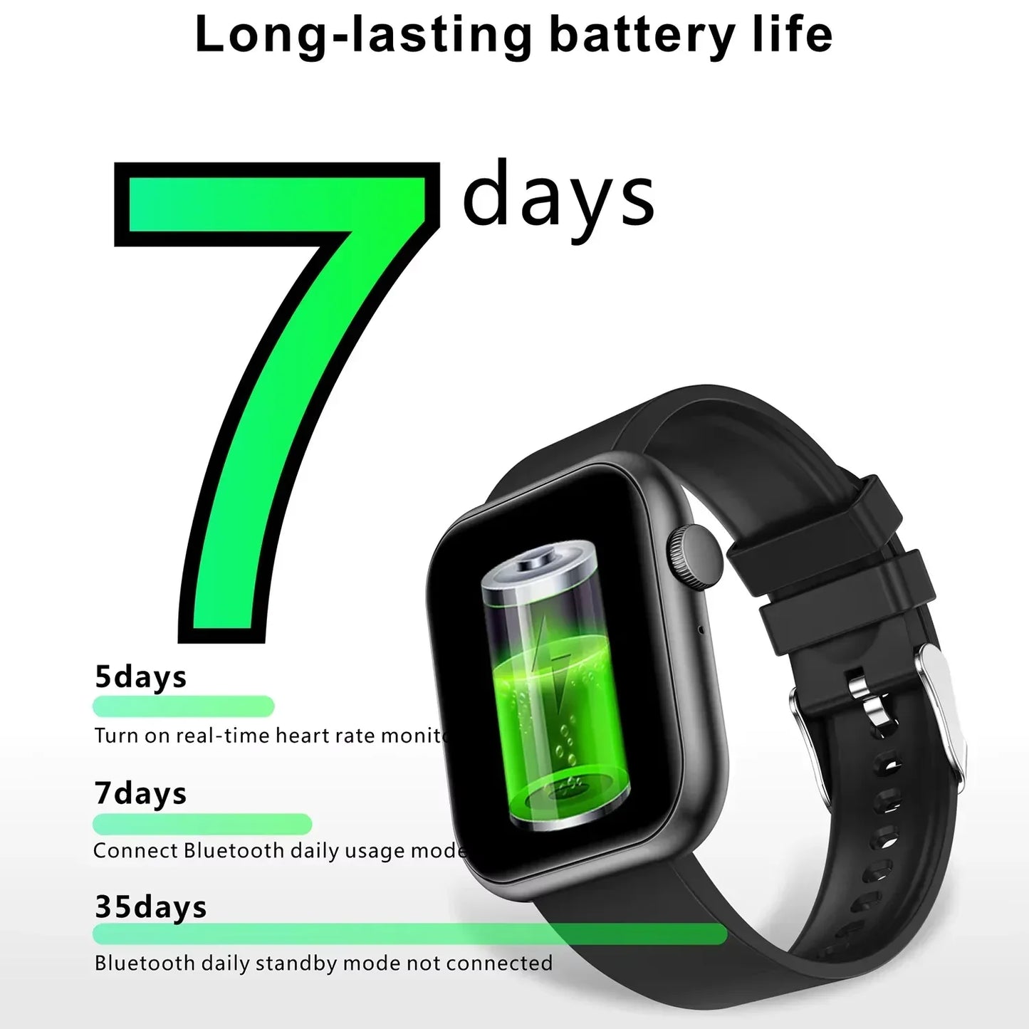 For Apple iPhone 14 Pro Max 14 Plus 13 12 Pro Max Mini 2023 Smart Watch 1.28" BT Call Sports Sleep Monitor Heart Rate for Men - Wear444