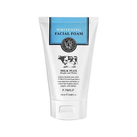 PTWOP Whitening Facial Cleanser Foam Moisturizing Deep Remove Cleansing Acne Milk Oil Control Exfoliating Shrink Pores Face Wash