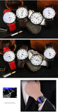 Men's Watches Top Brand Fashion Casual Men Quartz Wristwatches Leather Belt Simple Business Mens Watch Reloj Hombre Kol Saati