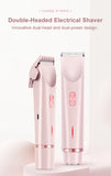 2025 NEW Dual Head Remove Hairs Electronic Shavers Body Epilator Shaving Hair Removal Ladies Shaver Machine for Women