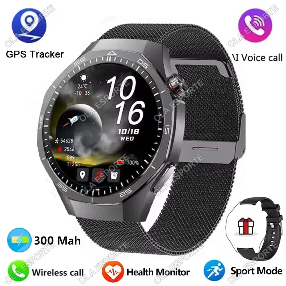 2026 Watch 5 Pro GPS Track Smart Watch Men 360*360 AMOLED Screen BT Call Fitness IP68 Waterproof Health Monitor Man Smartwatches - Wear444
