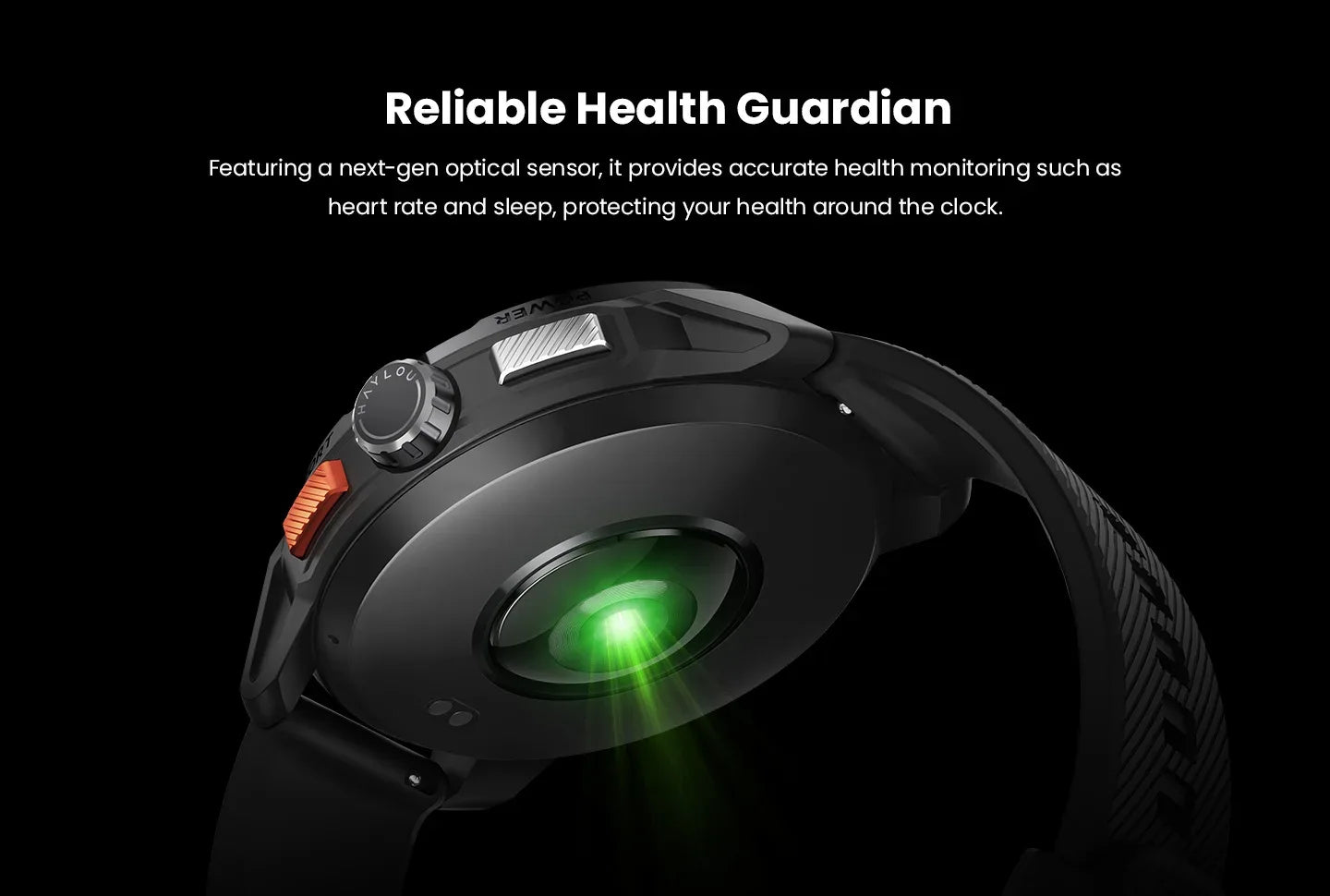 HAYLOU Solar Ultra GPS Smartwatch 1.6” AMOLED Display 5ATM Waterproof Built-in GPS Bluetooth Phone Calls Sports Smart Watch - Wear444