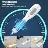 Electric Hair Care Comb Micro Current Massage Comb Hair Conditioner LED Colored Light Radio Frequency Hot Compress Scalp Care